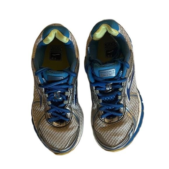 Brooks Adrenaline GTS 15 Women's Running Shoes Blue Silver Sz 8 Wide - Picture 3 of 7